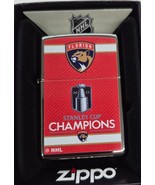 Zippo Lighter: NHL Hockey, Florida Panthers Stanley Cup - $617.63 MXN