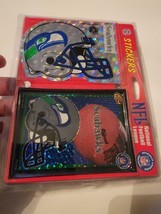 Vintage 1990s Seattle Seahawks Stickers Deadstock 1996 NOS NIP Football ... - $19.59