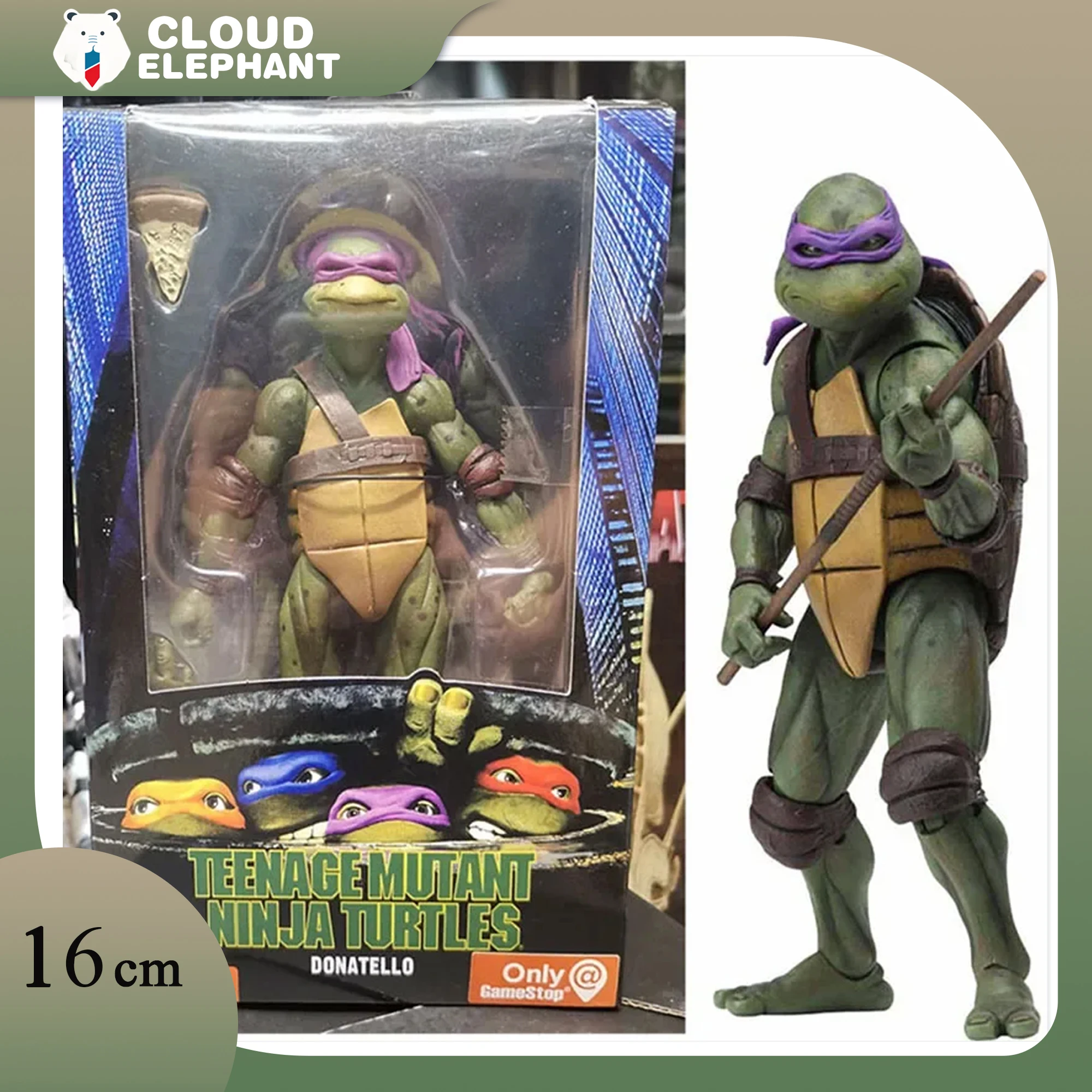 16cm Neca Figure Ninja Turtle Anime Figures 1990 Film Version Limited Ed... - £23.65 GBP+