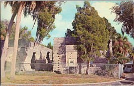 The ruins of the old Braden Castle, Manatee County Florida Vintage Postcard - £4.41 GBP