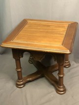 Drexel Solid Wood Side Table Vintage Country Estate Made In USA - £155.74 GBP