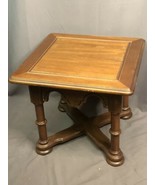 Drexel Solid Wood Side Table Vintage Country Estate Made In USA - £156.42 GBP