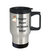 Hospice nurse appreciative travel mug spanish english bilingual - $19.95