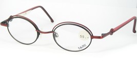 Vintage Enjoy E 5825 C Mauve Rouge/Noir Lunettes E5825 44-20-135mm - £37.35 GBP