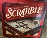 Scrabble Deluxe Turntable Edition Game 2001 Parker Brothers Complete - £23.80 GBP