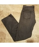 Levi&#39;s Womens 514 Slim Straight Distress Denim Black Jeans Sz 20 Reg 30x30  - $14.55