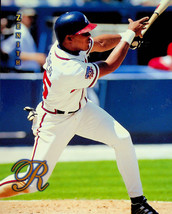 1997 Pinnacle Zenith Baseball Card - Andruw Jones - 8X10 - £3.43 GBP