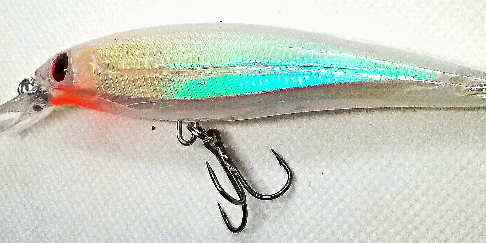 Primary image for DARKWATER WHITE WIDOW  x-rap rapala style Holographic Crankbait lure 4.5in