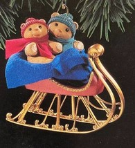 Our First Christmas Together 1994 Hallmark Christmas Ornament Love Sleig... - $6.04
