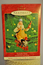 Hallmark - Toymaker Santa - 2000 - Testing a Toy Train - Ornament - $22.17