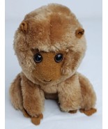 Dakin Brown Monkey 7&quot; Stuffed Animal Plush toy Ground Nut Shells Korea - $4.80