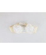 Vintage 70s Union Made Flower Floral Lace Underwire Clasp Back Bra Cream... - €33,93 EUR