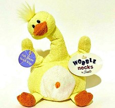 Vintage Duck Chick Plush Wobble Necks Poseable Bendable w Tags Easter Bestever - $11.54