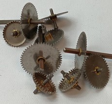 ORIGINAL tin toy parts gears with spurs Lot of 9 Gears. - £22.43 GBP