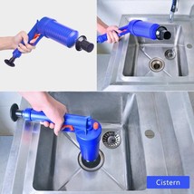 Air Power Drain Blaster Gun High Pressure Pipe Plunger Drain Cleaner Pump P - £25.43 GBP