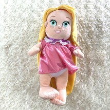 Rapunzel Princess Tangled Plush Doll Stuffed Toy Pink Toddler Girl 12.5 in Tall - £10.09 GBP