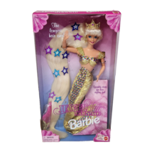 Vintage 1995 Jewel Hair Mermaid Barbie Doll Mattel # 14586 New In Original Box - £103.83 GBP