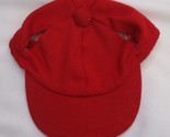 Build A Bear Workshop Red Baseball Style Cap Hat - $9.89