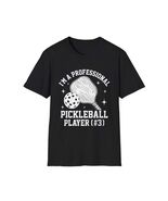 Women&#39;s Black Pickleball Paddle &amp; Ball T-Shirt - $34.60 CAD