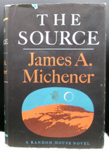 James A. Michener THE SOURCE Nice Vintage Book Club Edition 1965 Classic in dj - £17.56 GBP