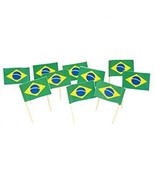 500 Brazil Brazilian Flag Toothpicks - £14.80 GBP