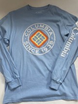 Columbia Sportswear Mens Long Sleeve Shirt Size Medium Light Blue NWT Outdoor - £26.80 GBP