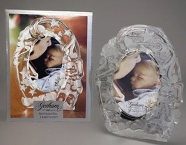 Gorham 1831 Crystal Baby Frame Sentimental Traditions Open Box - $16.65