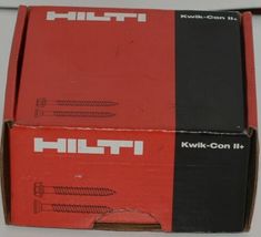 Hilti 433047 KwikCon II PLUS 1/4  x 1 1/4 in. Phillips Flat Head Screws 100pcs image 4