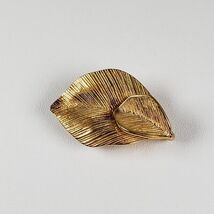 Vintage 1980's Gold Tone "AMWAY" Stylized Brooch Pin - $23.77