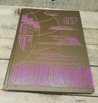 1957 Yearbook Schurzone Carl Schurz High School Chicago Fair Condition - £15.78 GBP