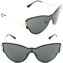 Versace VE 2172B 1252/87 Cat Eye Sunglasses Pale Gold/Grey Lens - $139.95