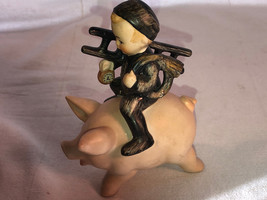 Goebel Boy  Chimney Sweep On A Pig Figure Mint - £39.86 GBP