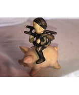 Goebel Boy  Chimney Sweep On A Pig Figure Mint - $49.99