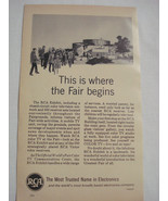 1964 World&#39;s Fair Ad The RCA Exhibit - $10.96 CAD