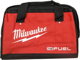 New Milwaukee M12 FUEL 13" x 10" x 9 Canvas Drill, Tool Bag/Case For - $27.99