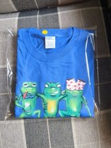 New Port &amp; Company Toadily Wasted T Shirt Mens 2XL Blue Short Sleeve 100... - $23.95
