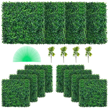VEVOR 12PCS 20x20inch Artificial Boxwood Panels, Boxwood Hedge Wall Panels - $1,017.25 MXN