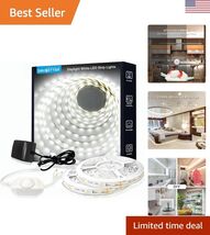 White LED Strip Light, 40ft Dimmable Bright Rope Light, 6500K 24V Light ... - $22.60