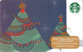 Starbucks 2015 Christmas Tree Lights Collectible Gift Card New No Value - £2.34 GBP