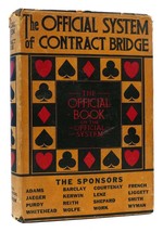 No Author Noted The Official System Of Contract Bridge The Official Book On The - $124.99