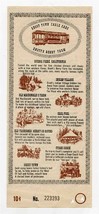  Knott&#39;s Berry Farm Ghost Town Cable Car 10 Cent Ticket Buena Park CA 1950&#39;s - £22.13 GBP