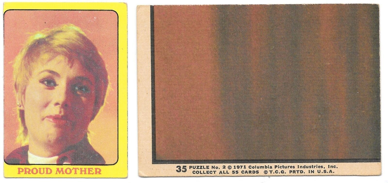 Primary image for The Partridge Family TV Series Trading Card Yellow #35 Topps 1971 U.S.A. Version