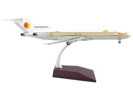 Boeing 727-200 Commercial Aircraft &quot;National Airlines&quot; White with Orange and Ye - £97.78 GBP