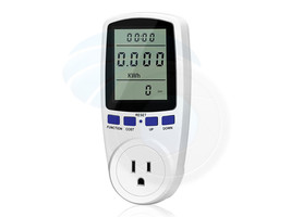 Power Meter Electricity Usage Monitor Watt Voltage Amps Cost Display - £18.13 GBP