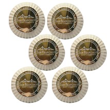 San Francisco Soap Set of 6 Round Soap Bars Travel Soap Gift Set Guest T... - £10.22 GBP