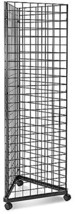 Triangle Wire Gridwall Panel Display Rack with Casters - $169.95