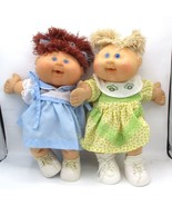 CPK Play Along Dolls 2004 Tan Red Hair Blue Eyes Pair - $557.49 MXN