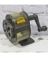 Vintage Antique Giant Automatic Crank Pencil Sharpener Industrial 1920s ... - $29.69