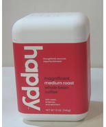 Happy Coffee Magnificent Medium Roast Whole Bean Coffee 12oz w/Notes of ... - $15.83