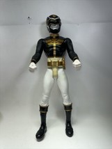 Giant 31&quot; Power Ranger Megaforce Black Ranger Poseable  Action Figure 2013 - £78.79 GBP